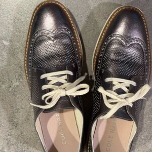Cole Haan Women's Metallic Oxford Shoes